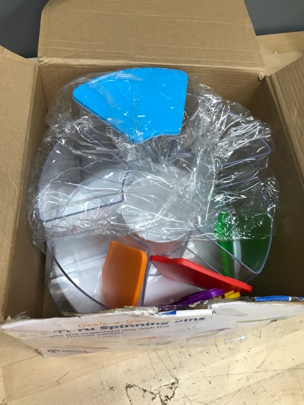 Photo 1 of Create-a-Space See-Thru Spinning Bins, Classroom Organization, School Supplies Organizer, Desk Organization, Pen Holder, 14 Pieces