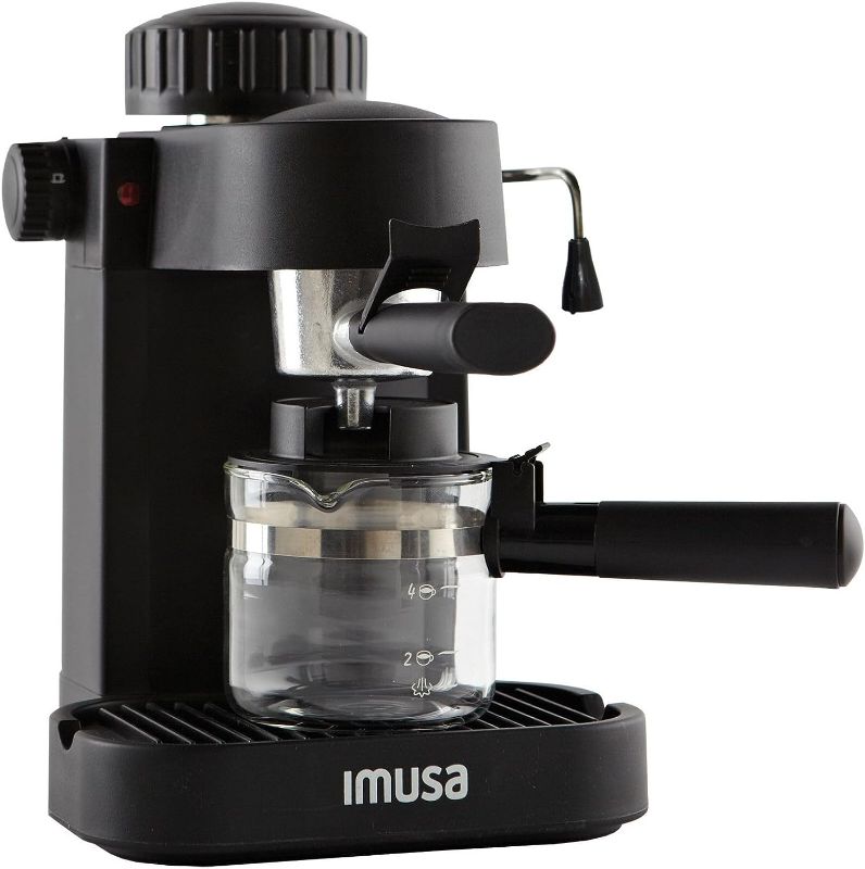 Photo 1 of *Missing Parts**  IMUSA USA GAU-18202 4 Cup Espresso/Cappuccino Maker, Black
