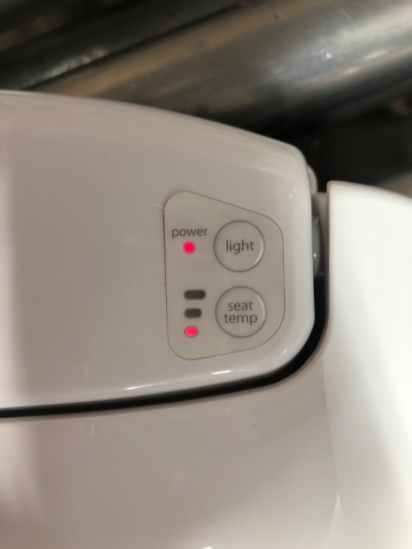 Photo 3 of ***TESTED/ POWERS ON***BEMIS Radiance Heated Night Light Toilet Seat will Slow Close and Never Loosen & LUXE Bidet Neo 320 - Self Cleaning Dual Nozzle - Hot and Cold Water Non-Electric Mechanical Bidet Toilet Attachment Elongated - White Toilet Seat + Dua