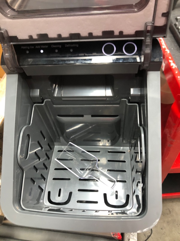 Photo 3 of ***tested/ powers on***GE Profile Opal 1.0 Nugget Ice Maker| Countertop Pebble Ice Maker | Portable Ice Machine Makes up to 34 lbs. of Ice Per Day | Stainless Steel Finish Stainless Steel Opal 1.0