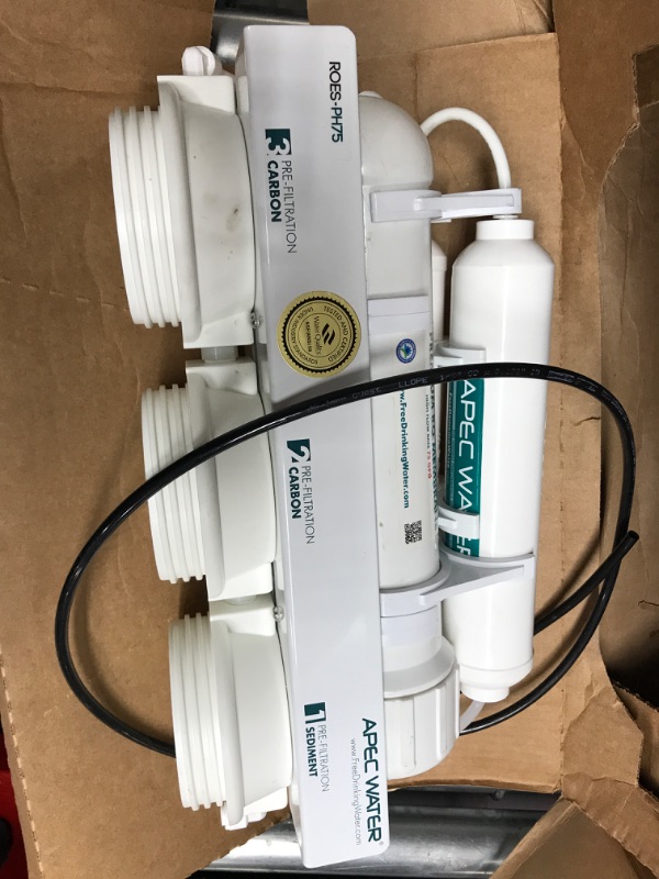 Photo 4 of APEC Top Tier Alkaline Mineral pH+ 75 gpd 6-Stage Ultra Safe Reverse Osmosis Drinking Water Filter System (essence ROES-PH75)