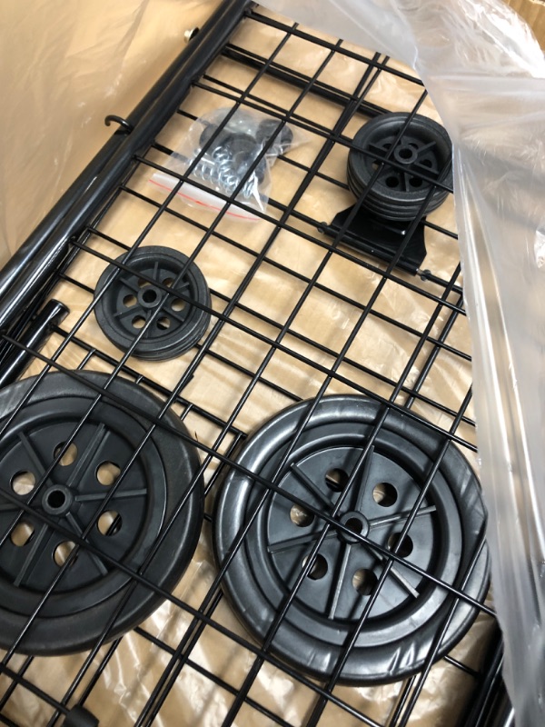 Photo 1 of DMI Utility Cart with Wheels to be Used as a Shopping, Grocery, Laundry and Stair Climber Cart, Holds up to 90 Pounds, Compact and Foldable, Black New and Improved