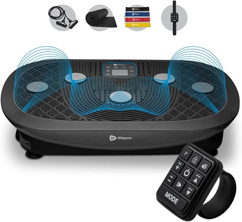 Photo 1 of Rumblex Plus 4D Vibration Plate Exercise Machine - Triple Motor Oscillation, Linear, Pulsation + 3D/4D Motion Vibration Platform | Whole Body Viberation Machine for Fitness & Shaping.
**********UNABVLE TO TEST***************
