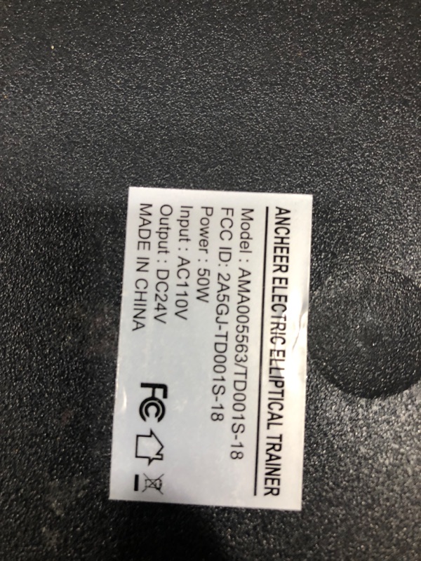 Photo 1 of ANCHEER Under Desk Elliptical Machine, Pedal Bike Exerciser, Electric Under Desk Elliptical Machine Trainer with Built in Display Monitor Quiet & Compact Exercise Equipment for Home Office Gym Black