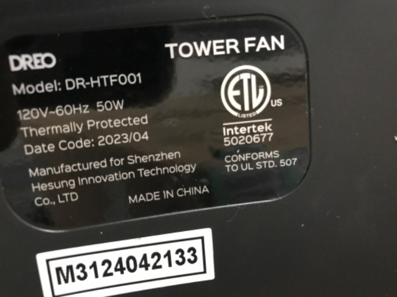 Photo 4 of Tested**Dreo Cruiser Pro T1 Tower Fan, 42 Inch Quiet Oscillating Bladeless Fan with Remote, 6 Speeds, 3 Modes, LED Display, 12H Timer, Black Floor Standing Fan Powerful for Indoor Home Bedroom Office Room Standard