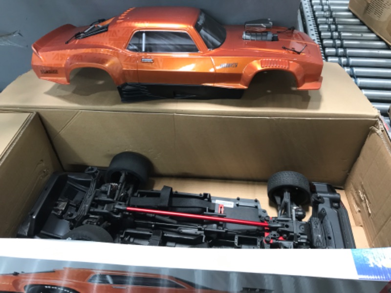 Photo 2 of ARRMA 1/7 Felony 6S BLX Street Bash All-Road Muscle Car RTR (Ready-to-Run Transmitter and Receiver Included, Batteries and Charger Required), Orange, ARA7617V2T2