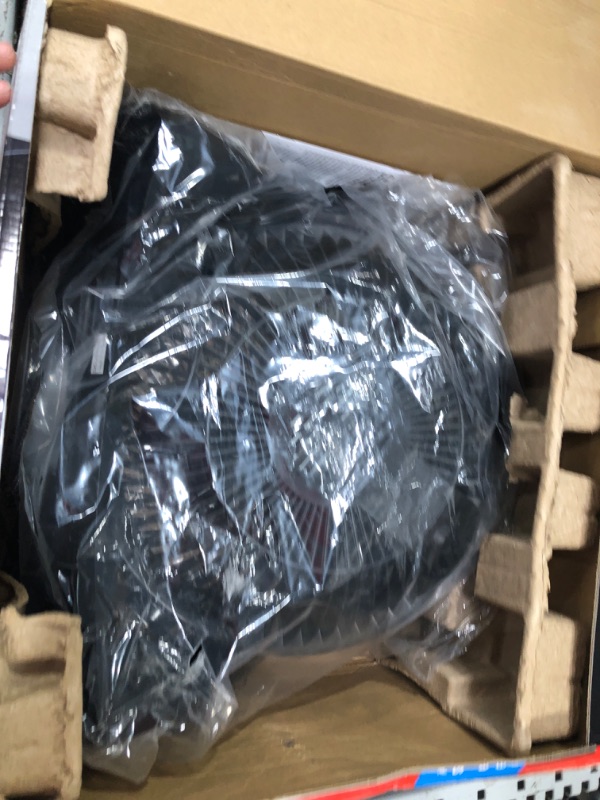 Photo 1 of 12 in. 3 Speed Whole Room Circulator Floor Fan