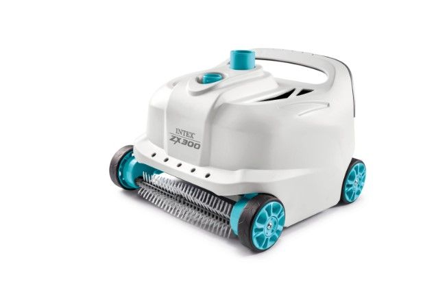 Photo 1 of Intex 28005E Deluxe ZX300 Automatic Pool Cleaner, 700 GPH, Above Ground Pool Robot Vacuum, Gray
