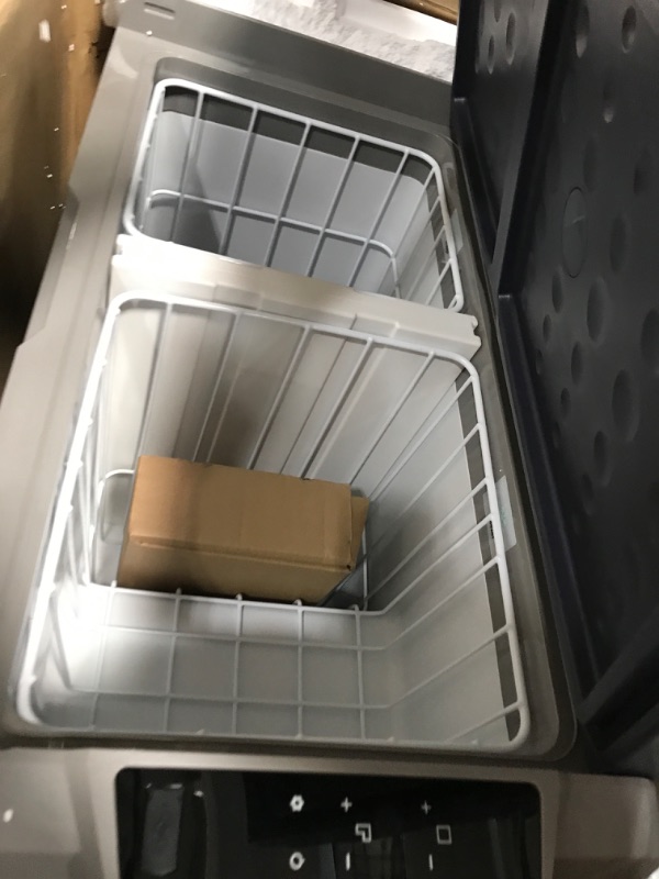 Photo 1 of (PARTS ONLY/ NO REFUNDS) BODEGA ?Upgraded? 12 Volt Refrigerator, Portable Freezer, Car Fridge Dual Zone WIFI APP Control, 53 Quart?50L?-4?-68? RV Car Cooler 12/24V DC and 100-240V AC for Outdoor, Vehicles, Camping, Travel 53 Quart blue