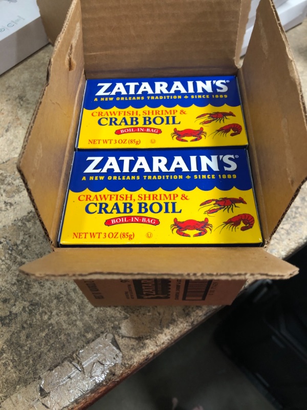 Photo 2 of *11/9/2023* 6 PACKZatarains Crawfish, Shrimp & Crab Boil - 3 oz