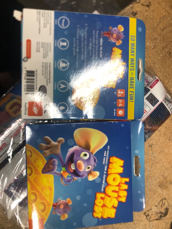 Photo 2 of 2 pack of FoxMind Games: Last Mouse Lost Game - The Original Push Pop Bubble Popping Sensory Pop It Fidget Toy Game - Autism ADHD Special Needs Stress Reliever & Fine Motor Learning [Amazon Exclusive]