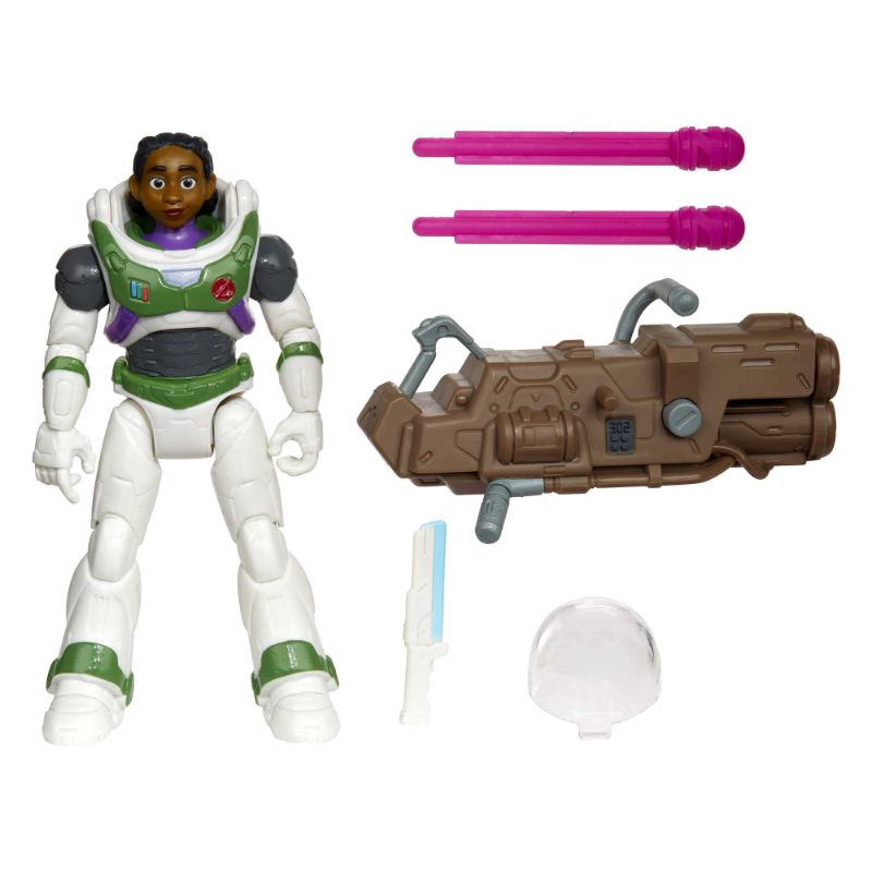 Photo 1 of 2 PACK Mattel Lightyear Toys Action Figure with Laser Strike Motion & Accessories, 5-in Scale Mission Equipped Izzy Hawthorne