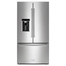 Photo 1 of KitchenAid 23.8-cu ft Counter-depth French Door Refrigerator with Ice Maker