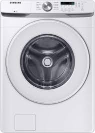 Photo 1 of Samsung 4.5-cu ft High Efficiency Stackable Front-Load Washer (White) ENERGY STAR