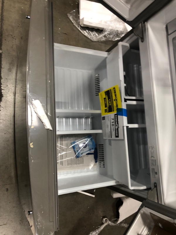 Photo 3 of Whirlpool 26.8-cu ft French Door Refrigerator with Dual Ice Maker (Fingerprint Resistant Stainless Steel) ENERGY STAR