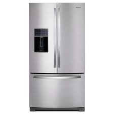 Photo 1 of Whirlpool 26.8-cu ft French Door Refrigerator with Dual Ice Maker (Fingerprint Resistant Stainless Steel) ENERGY STAR
