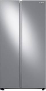 Photo 1 of Samsung 28-cu ft Smart Side-by-Side Refrigerator with Ice Maker (Fingerprint Resistant Stainless Steel)
