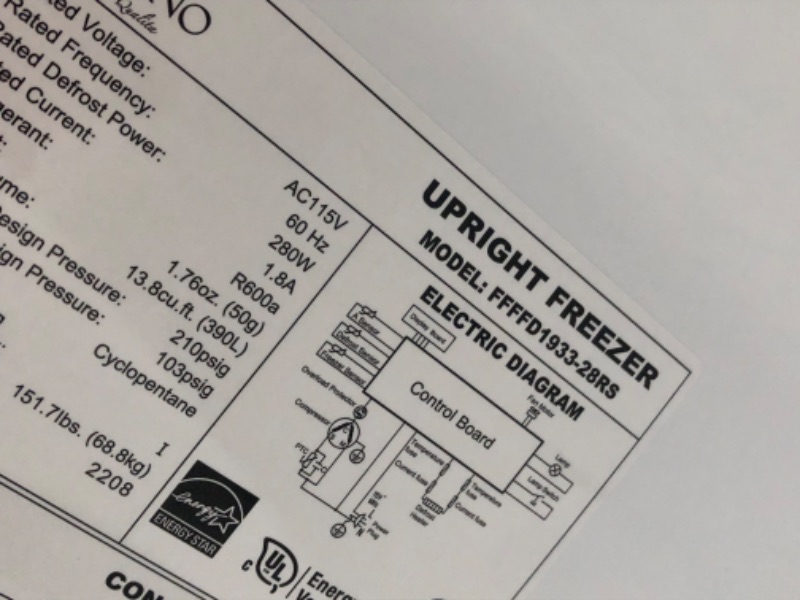 Photo 5 of  Forno 28" Right Hinge 13.8 cu ft Convertible Refrigerator - Stainless Steel