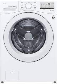 Photo 1 of LG 4.5-cu ft High Efficiency Stackable Front-Load Washer (White) ENERGY STAR