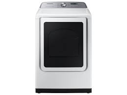 Photo 1 of Samsung 7.4-cu ft Steam Cycle Smart Electric Dryer (White)