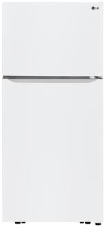 Photo 1 of LG 20.2-cu ft Top-Freezer Refrigerator (White) ENERGY STAR