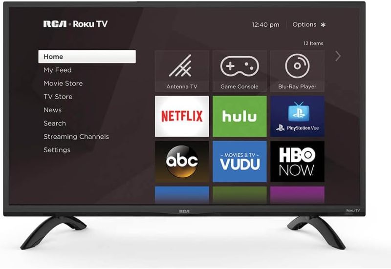 Photo 1 of RCA 32-inch Flat Screen 1080p Roku Smart LED TV - RTR3265