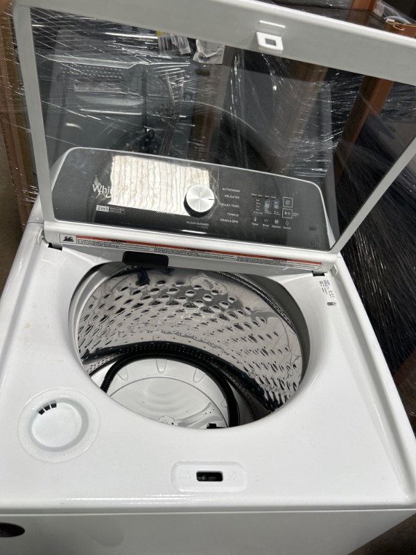 Photo 3 of -Whirlpool 2 in 1 Removable Agitator 4.7-cu ft High Efficiency Impeller and Agitator Top-Load Washer 