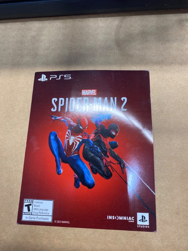 Photo 3 of (NEEDS REPAIRS)PlayStation 5 Console – Marvel’s Spider-Man 2 Limited Edition Bundle