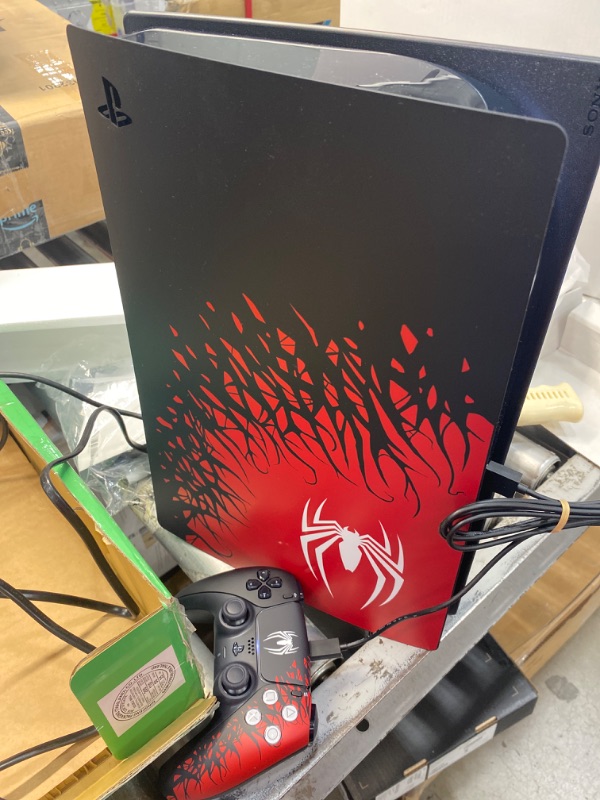 Photo 2 of (NEEDS REPAIRS)PlayStation 5 Console – Marvel’s Spider-Man 2 Limited Edition Bundle