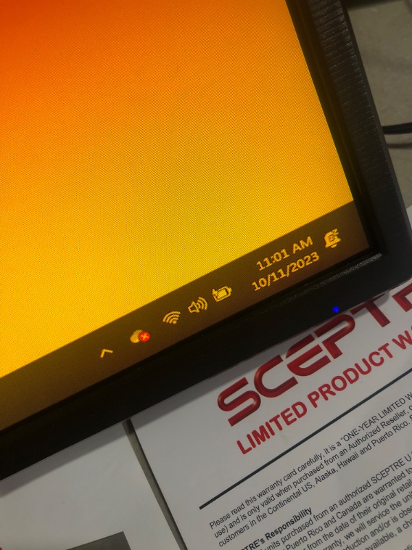 Photo 6 of *USED* Sceptre 20" 1600x900 75Hz Ultra Thin LED Monitor 2x HDMI VGA Built-in Speakers, Machine Black Wide Viewing Angle 170° (Horizontal) / 160° (Vertical) 20" 75Hz Monitor