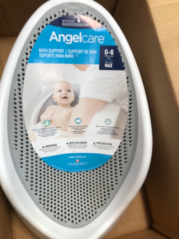 Photo 2 of Angelcare Baby Bath Support (Grey) | Ideal for Babies Less than 6 Months Old