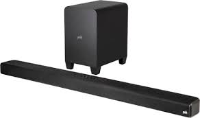Photo 1 of *NEW TESTED* Polk Audio - Signa S4 Ultra-Slim TV Sound Bar with Wireless Subwoofer, Dolby Atmos 3D Surround Sound, Works with 8K, 4K & HD TVs - Black
