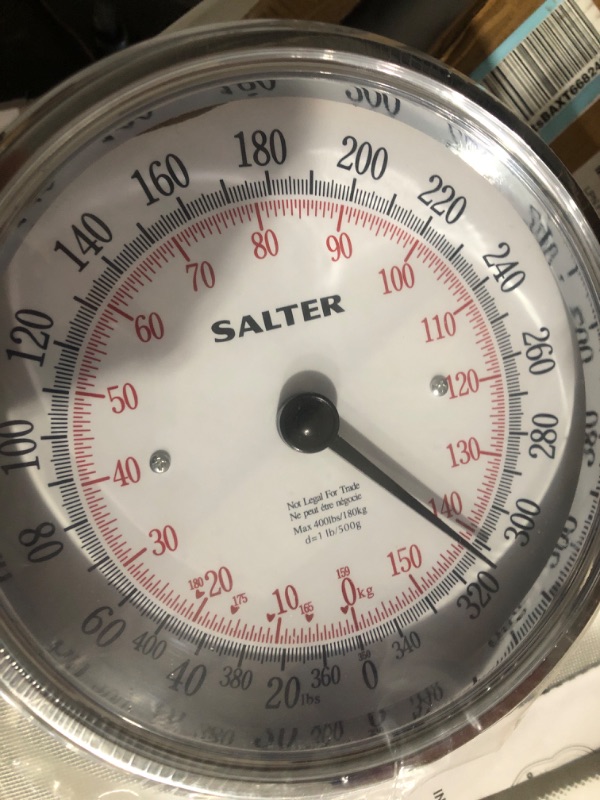 Photo 5 of **needle does not reset back to 0 **
Salter Pro-Helix Professional Oversized Bathroom Scale Analog Scale, 18.25 x 13.0 inch