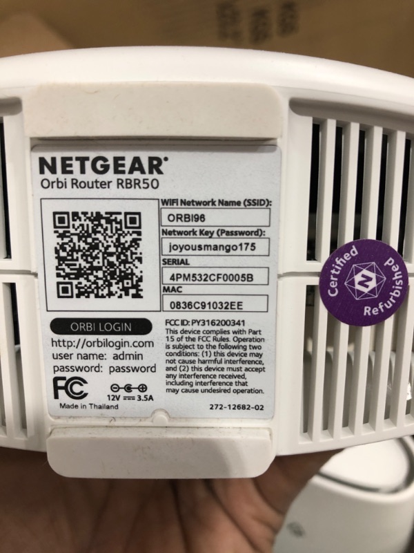 Photo 4 of NETGEAR ORBI SATELLITE RBS50 SET OF 3 