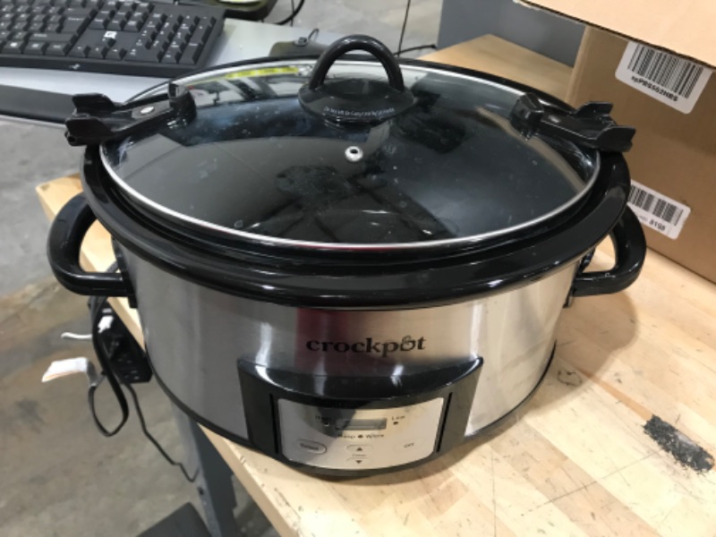 Photo 2 of [READ NOTES]
Crock-Pot 6 Quart Cook & Carry Programmable Slow Cooker with Digital Timer, Stainless Steel (SCCPVL610-S-A)
