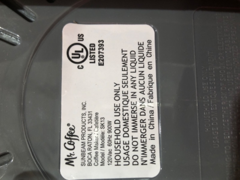 Photo 2 of ***TESTED***
Mr. Coffee Coffee Maker with Auto Pause and Glass Carafe, 12 Cups, Black & 2129512, 5-Cup Mini Brew Switch Coffee Maker, Black Black Coffee Maker + Coffee Maker, Black