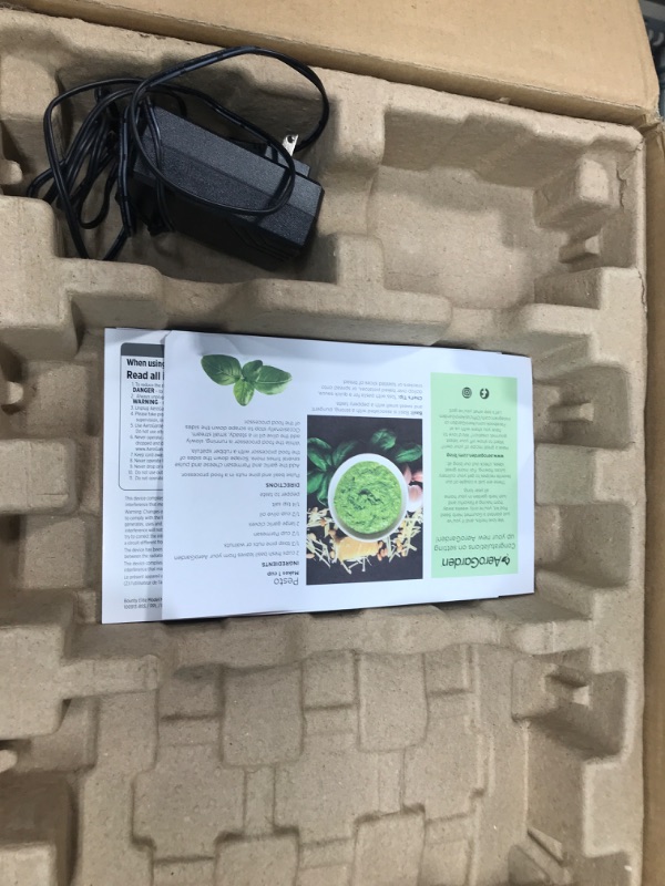 Photo 4 of ***Parts Only***AeroGarden Bounty Elite - Indoor Garden with LED Grow Light Stainless Steel