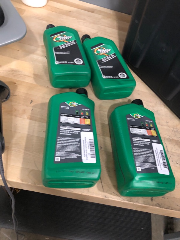 Photo 2 of **BUNDLE OF 4**  Quaker State Motor Oil, Conventional 10W-30 (1-Quart, Single Pack) 1 Quart 1-Pack 10W-30