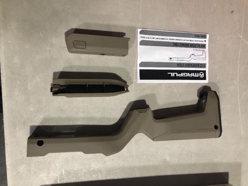 Photo 2 of ***MISSING HARDWARE***
Magpul X-22 Backpacker Stock for Ruger 10/22 Takedown Flat Dark Earth