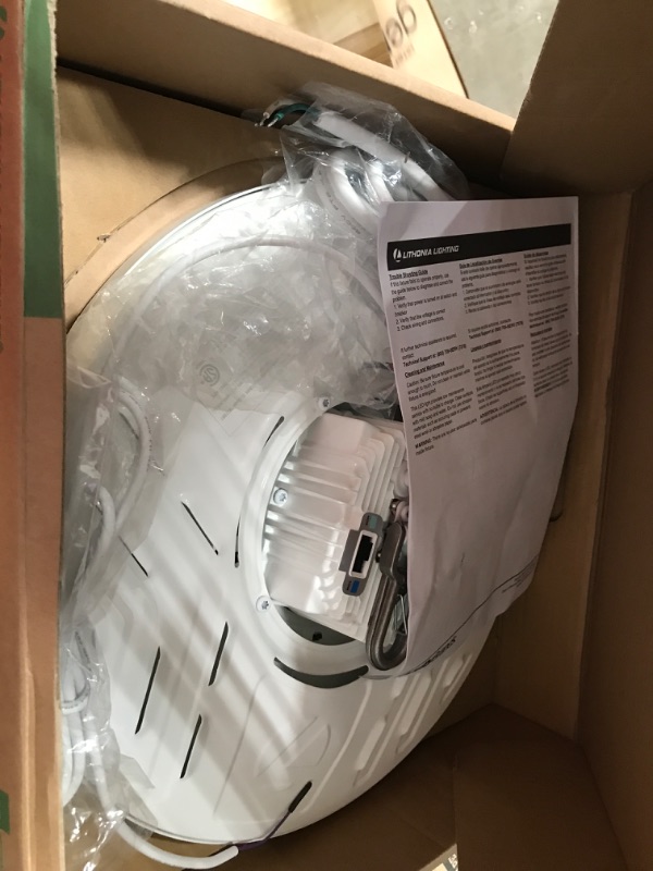 Photo 1 of Lithonia Lighting CPRB ALO14 UVOLT SWW9 80CRI DWH LED Round High Bay with Switchable Color Temperature and Adjustable Light Output Switch, Multi-Volt 120-347V, 15-Inch, White 15-inch White
