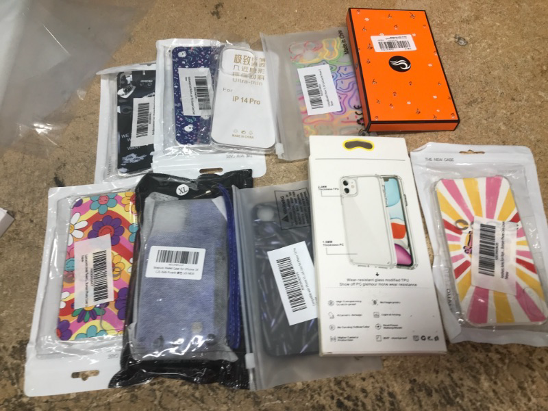 Photo 1 of 10 ITEMS ASSORTED PHONE CASE BUNDLE