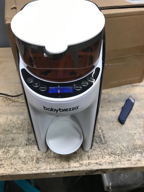 Photo 1 of New and Improved Baby Brezza Formula Pro Advanced Formula Dispenser Machine - Automatically Mix a Warm Formula Bottle Instantly - Easily Make Bottle with Automatic Powder Blending