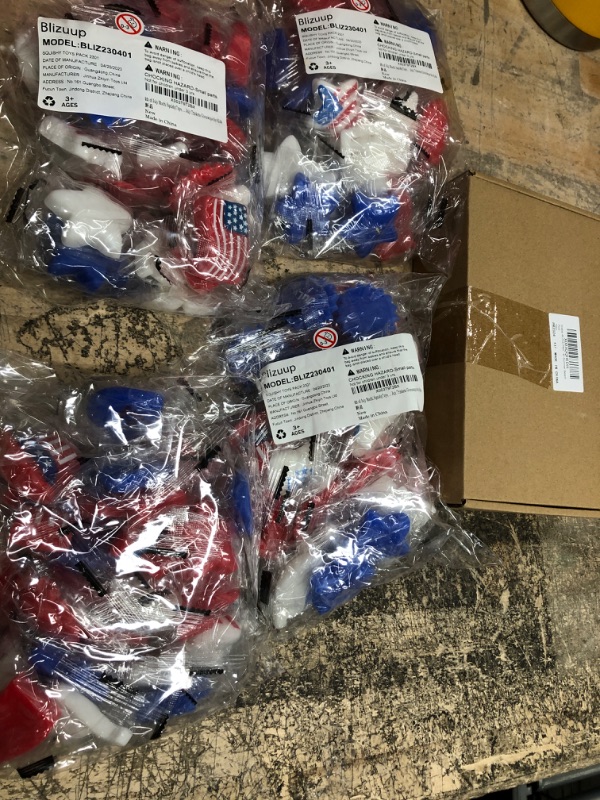 Photo 2 of 4 Patriotic Mochi Squishy Toys, 30 Pack Red White and Blue Party Favors Supplies, Kids Toys Classroom Prizes Bulk, Parade Favors Gift, Patriotic Trinkets Giveaways for Kids