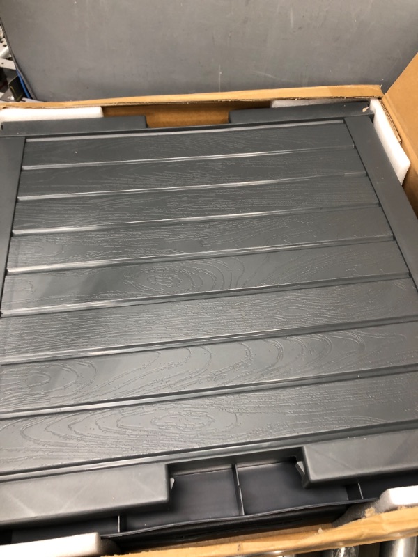 Photo 1 of  Outdoor Storage Deck Box Waterproof and UV Resistant Resin Deck Box 
