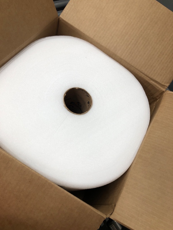 Photo 2 of Uboxes Foam Wrap Roll 320' x 12 Wide 1/16 Thick Cushion - 12 Perforation, White, FOAM11622512 320 Feet