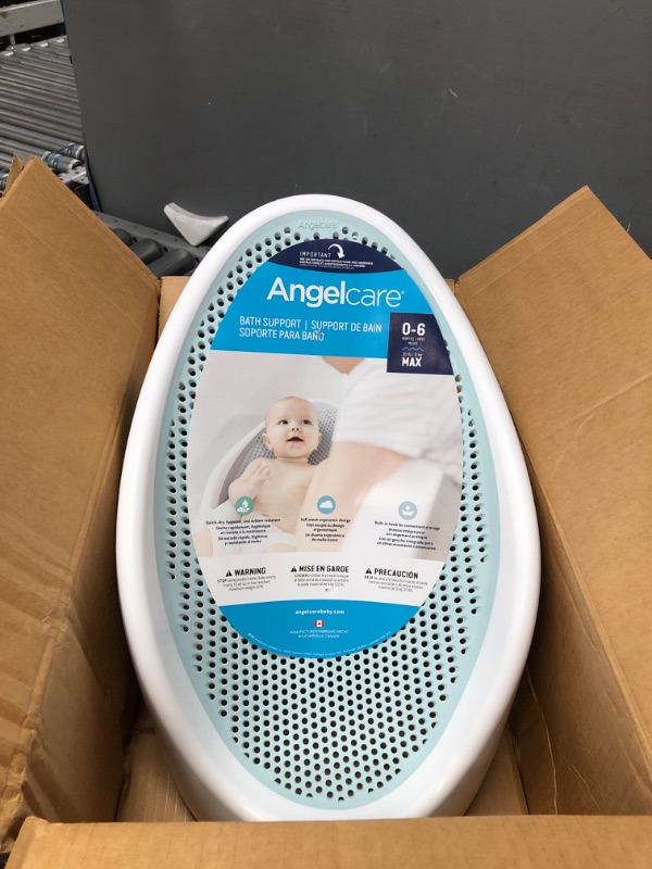 Photo 2 of Angelcare Baby Bath Support (Aqua) | Ideal for Babies Less than 6 Months Old