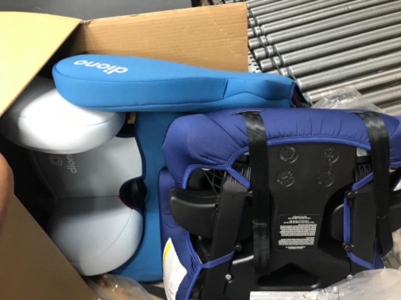 Photo 2 of Diono Cambria 2 XL, Dual Latch Connectors, 2-in-1 Belt Positioning Booster Seat, High-Back to Backless Booster with Space and Room to Grow, 8 Years 1 Booster Seat, Blue 2020 Blue