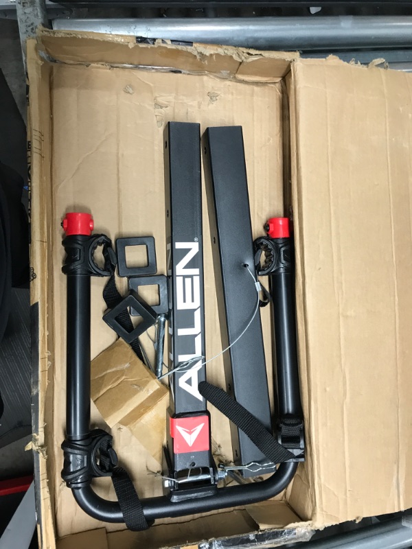 Photo 1 of Allen Sports 2-Bike Hitch Racks for 1 1/4 in. and 2 in. Hitch Deluxe Locking Black