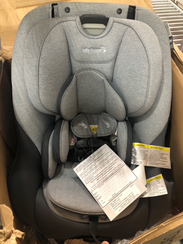 Photo 3 of Baby Jogger City Turn Rotating Convertible Car Seat | Unique Turning Car Seat Rotates for Easy in and Out, Phantom Grey