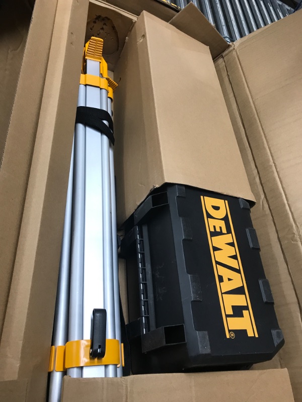 Photo 2 of DEWALT Transit Level, Surveying Tool with Tripod and Rod, 20X Magnification (DW090PK) 1-(Pack)